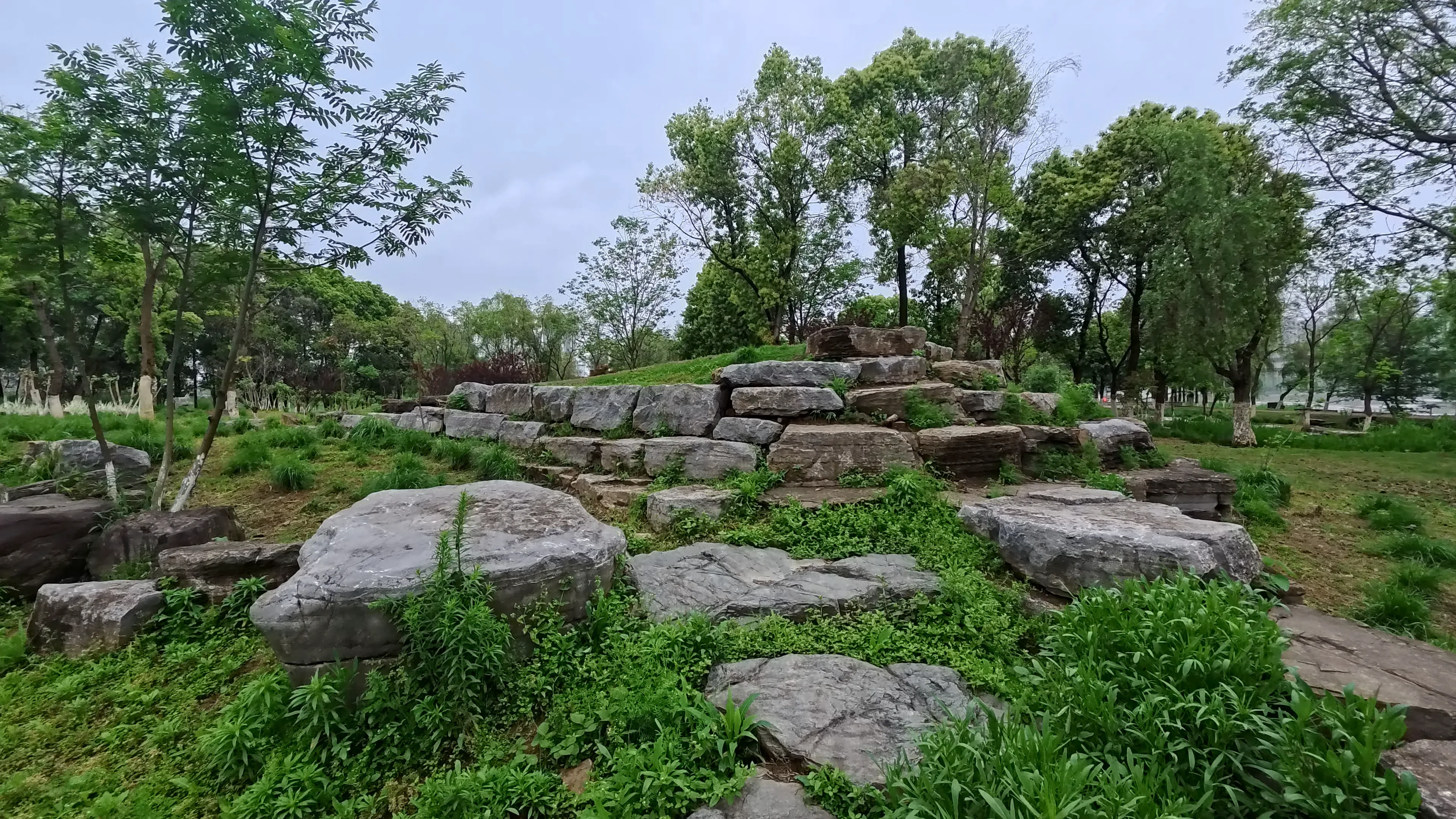 Observation deck overlooking the landscape